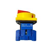 1pc 63 Amp 690V Isolator Switch 3P Main Motorized Rotary Pad Lock On-off Power Switches YMD11-63A Replace LW30