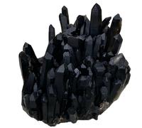 1pc 650-700g Black Smoky Crystal Cluster