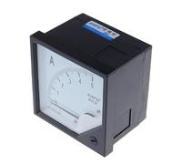 1PC 6C2 5A 10A 30A 50A 100A 300A/75mV DC Current Analog Ammeter Gauge Pointer Panel Meter 80 * 80mm DC Amp Meter Use with Shunt(100A 75mV)