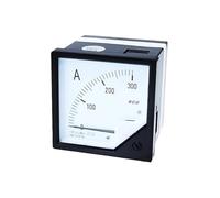 1PC 6C2 5A 10A 30A 50A 100A 300A/75mV DC Current Analog Ammeter Gauge Pointer Panel Meter 80 * 80mm DC Amp Meter Use with Shunt(1A directly on)