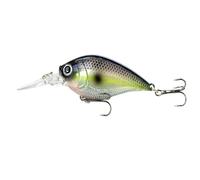 1pc 6cm 13.2g Fishing Lures Floating Crankbait Wobbler Deep Diving Seawater Fishing Artificial Hard Bait Bass Grouper Decoy(A)