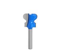1pc 6mm 1/4" Shank 6.35mm Double Finger Router Bits For Wood Milling Cutter Industrial Grade Bit Woodworking Tools MC01160(6.35mm Shank,25.4mm)