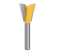 1pc 6mm 1/4 Shank Dovetail Joint Router Bit 14 Degree Woodworking Engraving Milling Cutter For Wood(6.35X19.05mm)