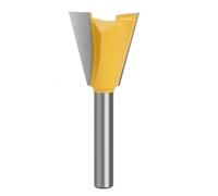 1pc 6mm 1/4 Shank Dovetail Joint Router Bit 14 Degree Woodworking Engraving Milling Cutter For Wood(6.35X22.2mm)