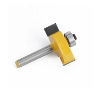 1pc 6mm 1/4 Shank T Slot Router Bit Bit with Bearing Wood Slotting Milling Cutter T Type Rabbeting Woodwork Tools for Wood(6.35x11mm)