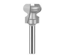 1pc 6mm 1/4"Shank Two Arc Nail Clipper Drawer Cabinet Door Router Bit Handle Cutter Slotted Hidden(6.35X19.05mm)