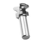 1pc 6mm 1/4"Shank Two Arc Nail Clipper Drawer Cabinet Door Router Bit Handle Cutter Slotted Hidden(6X15.9mm)