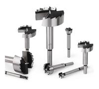 1Pc 6mm-100mm Forstner Woodworking Tools Hole Saw Hinge Boring Drill Bits Round Shank High Carbon Steel Cutter(16mm(0.63in))