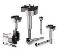1Pc 6mm-100mm Forstner Woodworking Tools Hole Saw Hinge Boring Drill Bits Round Shank High Carbon Steel Cutter(38mm(1.5in))