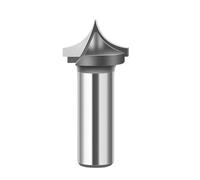 1pc 6mm 12mm Shank Woodworking Tip Carving Router Bit Trimming Machine Line Rounding Milling Cutter(6X19.05mm)