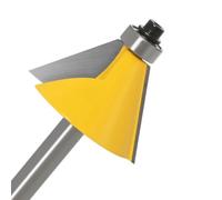 1pc 6mm 6.35mm 8mm Shank Milling Cutter Bevel Edging 15 22.5 30 Degree Chamfer Router Bit Carving Woodworking Tool(--1-4x15)