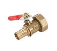 1PC 6mm 8mm 10mm 12mm Hose Barb Female Thread Straight Barbed Brass Connector Joint Copper Pipe Fitting Coupler Adapter(1/8",10mm Hose Barb)