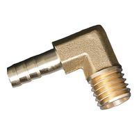 1PC 6mm 8mm 10mm 12mm Hose Barb X M8 M10 M12 M14 M16 Metric Male Thread Brass Elbow Pipe Fitting Adapter Coupler Connector(8-M8x1.25)