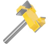 1pc 6mm 8mm 12mm Shank 4 Edge T Type Slotting Cutter Woodworking Tool Router Bits For Wood Industrial Grade Milling Cutter(Z4-12X50.8X12.7)