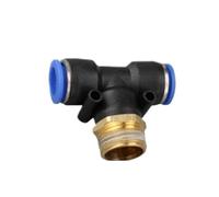 1PC 6mm 8mm Thread 1/8" 1/4 3/8 1/2 Pneumatic Fitting Straight Hose