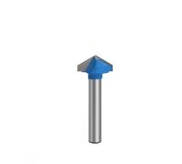 1pc 6mm Shank 60 90 120 150 Degree V Type Slotting Cutter Bit CNC Engraving Solid Router Bit Carbide Milling Cutter C06027(6x16x120 Degree)