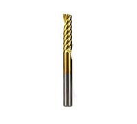 1pc 6mm Shank Carbide Spiral End Mill Titanium Coated Single Flute Milling Cutter 1 Flute CNC Engraving Bit End Mill-1pc 6x32x60mm