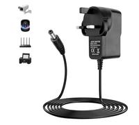 1PC 6V 1A Charger Power Supply Adapter with 5.5mmx2.5mm Plug AC/DC Adapter 100-240V 50/60Hz for Blood Pressure LED Strip Lights Television Cameras Monitor CCTV Camera Toys Electric Fans Sensors Black