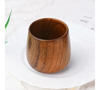 1Pc 7.5X6.5cm 160ML Retro Handmade Wooden Cup Jujube Wood Tea Cup Household Kitchen Supplies