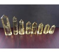 1pc 7-8cm Crystal Wands Yellow Melting Crystal Points Crystals for Decoration