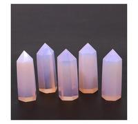 1pc 7-8cm Torres de opalita rosa