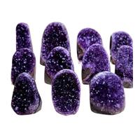 1pc 700-800g Amethyst Cluster Ornaments Crystals Room and Office Decorations Gemstone Stone