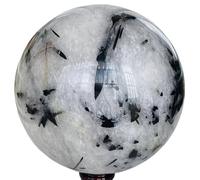 1pc 700-800g Black Tourmaline Ball Crystal Stone Repair Gemstone Stone