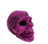 1pc 700-800g Ruby Carved Skull Strong Uv Reaction Top Gemstone