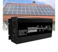 1pc 7000W - 10000W Pure Sine Wave Inverter 12V/24V/48V to 110V/220V AC for RV, Boat, Home Solar with LCD Display(10000w 48vto220v)