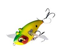 1pc 70mm 19g Topwater Fishing Lure Whopper Plopper Plastic Hard Bait Swimbait For Bass Pike(04)