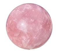1pc 710-800g Rose Quartz Sphere Gemstone Aura Room and Office Decoration