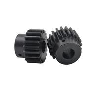1pc 72 Teeth Hubbed Spur Gear, Bossed Spur Gear, Module 1, Bore 19mm, Keyway 6x2.8mm