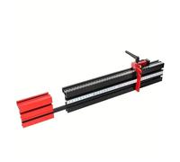 1Pc 75 Type Telescoping Aluminum Profile Router Fence T-Track Table Saw Woodworking T-Slot Miter Track 50-87CM(B)