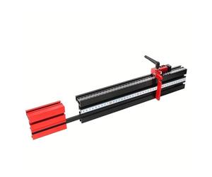 1Pc 75 Type Telescoping Aluminum Profile Router Fence T-Track Table Saw Woodworking T-Slot Miter Track 50-87CM(B)