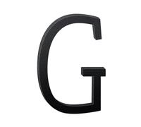 1pc 8-10inch Inch Floating Aluminum House Numbers Modern Metal Address Letters For Outside(G,8inch)