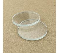 1pc 8-42mm Round Flat Glass Lens for LED Flashlight Torch - Durable Clear Lens Replacement for Optimal Light Performance(8mm x1.2mm)