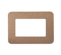 1pc 8.6cmX8.6cm/7.5cmX12cm Simple Living Room Decor Home Decoration Switch Stickers Wall Sticker Protective(Gold,7.5cmX12cm)