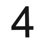 1pc 8 Inch 20cm House Number Outdoor Letters 0-9/A-D Numeric For Home Yard Hotel Plaque Signs Address Numbers Street Doorplates(Black-4)