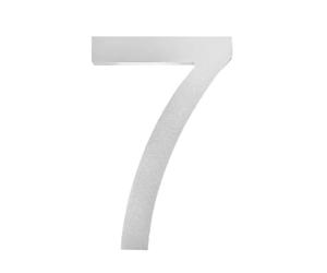 1pc 8 Inch 20cm House Number Outdoor Letters 0-9/A-D Numeric For Home Yard Hotel Plaque Signs Address Numbers Street Doorplates(Silver-7)