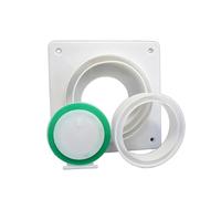 1Pc 80-100-120MM Bathroom Check Valves Rest Room Pipe Ventilator Air Valve Kitchen Plumbing Exhaust Outlet Home Improvement