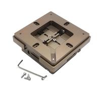 1pc 80/90MM Aluminum Alloy BGA Bead Table Coffee Color Ball Table Tin Holder Universal Automatic Positioning Diagonal Fixture(A)