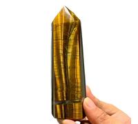 1pc 800-1000g Tiger's Eye Stone Crystal Tower Gifts Room Decoration Gemstone Stone