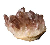1pc 800-850g Clear Red Quartz Crystal Cluster Point
