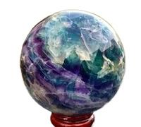 1pc 800-850g Colourful Fluorite Quartz Crystal Ball Stone