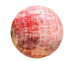 1pc 800-850g Red Stripe Pork Stone Quartz Crystal Sphere Ball