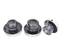 1pc 80mm/100mm/125mm Diameter ER16 ER20 ER25 ER32 Collet Chuck High Accuracy Carbon Steel Fixing Chuck Holder ER Collet Chuck(ER25-D80(7Holes))