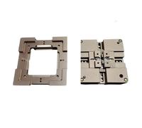 1pc 80mm 90mm Universal BGA Reballing Station Fixture Jig with Magnet Auto Adjust Stencil Holder with 12Pcs BGA reballing stenci(New Jig 12pcs Stenci)