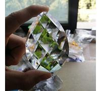 1pc 80mm Glass Art Crystal Prism Pendant Chandelier Lamp Hanging Ornament DIY Suncatcher Faceted Teardrop