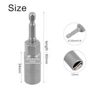 1PC 80mm Hex Drive Socket, Strong Clamping Force, for Hex Head Fasteners (12mm)
