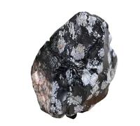 1pc 810-900g Snowflake Obsidian Rough Gemstone Bulk Large Quantities of Crystals
